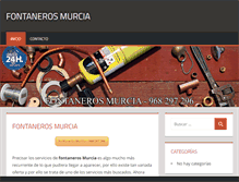 Tablet Screenshot of murciafontaneros.com